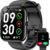 Smart Watch with Alexa Built-in, 1.83″ HD Fitness Tracker with Bluetooth Calls/Messages, IP68 Waterproof, 120+Sports Modes, 24/7 Heart Rate/Sleep Fitness Watch Compatible with iOS/Android (Black)