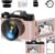 4K Digital Camera for Photography, 56MP Vlogging Video WiFi Camera for YouTube with 3” 180°Flip Screen, 64GB SD Card, 16x Digital Zoom, 2 Batteries, Point Shoot Compact Travel Vintage Cameras(Pink)