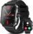 Military Smart Watches for Men(Answer/Make Call),1.85″ 400mAh Smartwatch IP68 Waterproof Fitness Tracker Watch with Heart Rate/SpO2/Sleep Monitor, 100+ Sport Modes Rugged Smart Watch for Android iOS