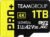 TEAMGROUP A2 Pro Plus Card 1TB Micro SDXC UHS-I U3 A2 V30, R/W up to 160/110 MB/s for Nintendo-Switch, Steam Deck, Gaming Devices, Tablets, Smartphones, 4K Shooting, with Adapter TPPMSDX1TIA2V3003