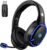 YOTMS Wireless PS5 Gaming Headset for PS4, PC, Switch, 2.4Ghz Wireless Gaming Headphones with Mic, Bluetooth 5.3 Headphones with Stereo Sound, 40h Battery, for Laptop, Mac, Phone (Black)