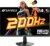 SANSUI 24.5 Inch 200Hz Gaming Monitor, FHD 1080P Fast IPS PC Gaming Monitor, 2 x HDMI2.0, 1 x DP1.4, FreeSync,128% sRGB HDR VESA Mountable (ES-G25X1, One HDMI Cable Included)