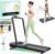 UREVO Smart Treadmill with 9% Incline, 3-in-1 Walking Pad Treadmill for Home & Office, Runner-Focused Design, Auto Incline, Dual Display, Plug & Play