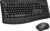 Wireless Keyboard and Mouse Combo, E-YOOSO 2.4GHz Full Sized Ergonomic Wireless Keyboard with Wrist Rest, 3 DPI Adjustable and 6 Buttons Cordless USB Mouse for Computer, Laptop, PC, Windows (Black)