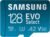 SAMSUNG EVO Select microSDMemory Card + Adapter, 128GB microSDXC, Up-to 160 MB/s, 4K UHD, UHS-I, C10, U3, V30, A2, for Mobile Phone, Smartphones, Nintendo-Switch, and Tablets (MB-ME128SA/AM)