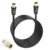XMSJSIY RG6 Coaxial TV Cable 9.5mm TV Male to Male Adapter Cord w/ 9.5mm TV Female to Female Coupler Connector Cord for HDTV,Set-top Box, Radio,Satellite Receivers – 5M/16.4FT
