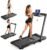 3 in 1 Under Desk Treadmill With Incline – Walking Pad With Removable Desk Workstation, 3.5HP Foldable Compact for Home Small Office – Wristband Remote Control