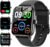 Smart Watches for Men Women Android & iPhone, Alexa Built-in, 1.8″ Fitness Tracker with Answer/Make Calls, IP68 Waterproof Fitness Watch,Heart Rate, Sleep, SpO2 Monitor,Pedometer, Black