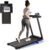 Treadmills for Home with Incline and Handles, 4-in-1 Folding Treadmill Running Machine for Small Spaces 300 LB 3.0 HP 7.5 MPH Foldable Treadmill with Smart APP