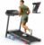 THERUN Incline Treadmill for Running and Walking, 300 lbs Weight Capacity, Wide Belt, 3.0 HP, 18″ LED Screen, 2 Layers Shock-Absorbing