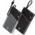 2-Pack Portable Charger, 22.5W PD Fast Charging 10000mAh Power Bank with Built-in Cable for Travel, USB C in&Output Slim Hands-Free Battery Pack for iPhone 16/15/14 iPad Samsung S24 etc