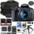 Canon EOS Rebel T7 DSLR Camera with 18-55mm Lens Bundle with Canon 200ES EOS Shoulder Bag + 2X 64GB Extreme Memory Cards + Accessory Kit