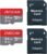 2 Pack 64GB TF Card with Adapter, High-Speed Memory Card, U3 C10 A1 V30 Memory TF Card Up to 92MB/S for Smartphones/Tablets/Cameras/Car Recorders/Game Consoles