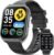 Smart Watch for Men Women, 1.85″ HD Smartwatch (Answer/Make Call),Activity Fitness Tracker with Heart Rate Sleep Monitor Pedometer,100+ Sport Modes, Fitness Watch for Android iPhone (Black)