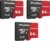 LaView 64GB Micro SD Card 3 Pack, Micro SDXC UHS-I Memory Card – 95MB/s,633X,U3,C10, Full HD Video V30, A1, FAT32, High Speed Flash TF Card P500 for Computer with Adapter/Phone/Tablet/PC