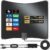 1700 Miles HDTV Antenna for Smart TV Indoor-2025 Upgraded Digital TV Antenna for Local Channels-TV Antenna Amplified Booster Support 4K 8K 1080p 360° Signal Reception Long Range-25FT Coax Cable