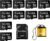 Factory Wholesale Micro SD Card 8GB U1 Pack of 10 in Bulk MicroSD with SD Adapter Produced by Authorized Licencee(8GB)