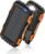 Power-Bank-Solar-Charger – 42800mAh Portable Charger,Solar Power Bank,External Battery Pack 5V3.1A Qc 3.0 Fast Charger Built-in Super Bright Flashlight (Orange)