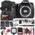 Canon EOS 80D DSLR Camera (Body Only) (1263C004) + 64GB Memory Card + Case + Corel Photo Software + 2 x LPE6 Battery + External Charger + Card Reader + LED Light + HDMI Cable + More (Renewed)