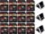 Ritz Gear 12-Pack 64GB High-Speed SDXC UHS-II SD Card, C10, U3, V90, Full-HD & 8K Memory Card for Camera, Laptop, Gaming, Podcast, Audio Mixer, Voice Recorder, DJ, Total 768GB Storage + 3 Wallets