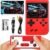 Handheld Game Console, Portable Game Console with 400+ Classic Games, Retro Handheld Game Console Support TV Connection & 2 Players, Handheld Video Games Console, 1020mAh, 3-inch Screen (Red)