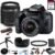 Canon 3000D(EOS Rebel T100) DSLR Camera w/EF-S 18-55mm F/3.5-5.6 Zoom Lens + 64GB Memory Card, Hood, Grip-Pod, Filter, Professional Photo Bundle(22pc), CANON EOS 3000D (Renewed)