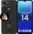 Ulefone Note 19 (6+64GB) Unlocked Smartphone, Android 14 Go, 6.56” Screen 5000mAh Battery, 8+5MP Camera, Ultra-Slim Lightweight 4G Dual SIM Cell Phone, 3-Card Slots Face ID Mobile Phone- Black