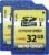 INLAND 32GB Class 10 SDHC Flash Memory Card Standard Full Size SD Card USH-I U1 Trail Camera by Micro Center (2 Pack)