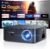 [1200 ANSI/Google TV/Voice Control]Smart Projector with WiFi 6 and Bluetooth, Netflix-Licensed 4K Support, Outdoor Movie Proyector, 1080P Home Ceiling Auto Focus Projector, PUTRIMS K12 Gray