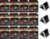 Ritz Gear 12-Pack Ritz Gear 256GB High-Speed SDXC UHS-I SD Card, C10, U3, V30, Full-HD & 4K Memory Card for Camera, Laptop, Gaming, Podcast, Audio Mixer – Total 3072 GB + 3 Wallets
