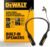 DEWALT Heavy Duty Black Edition 2-in-1 Neckband Bluetooth Headphones w/Built-in Speakers, Jobsite Wearable Speaker & Around Neck, Wireless Headset, 60+ Hrs Hands-Free Music & Calls, Carry Pouch