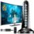 2025 Digital Antenna for Smart TV,1900+ Miles Range TV Antenna Indoor/Outdoor, Antennas for Local Channels with Amplifier Support 4K 1080p HDTVs-Thick Coaxial Cable