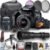 Canon EOS 4000D / Rebel T100 DSLR Camera with 18-55mm Lens and 420-800mm Telephoto Zoom Lens + 64GB Memory Card, Grip Tripod, Case, Filters & More (Renewed)